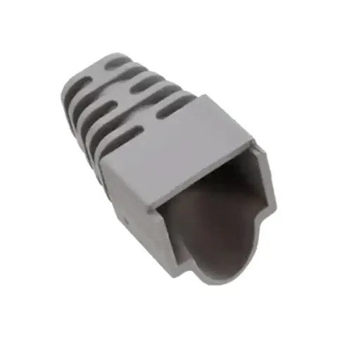 Modular Plug Snagless Boot, for category 5 and 5e plugs, unshielded, 5.33 mm, 1000 per box, gray