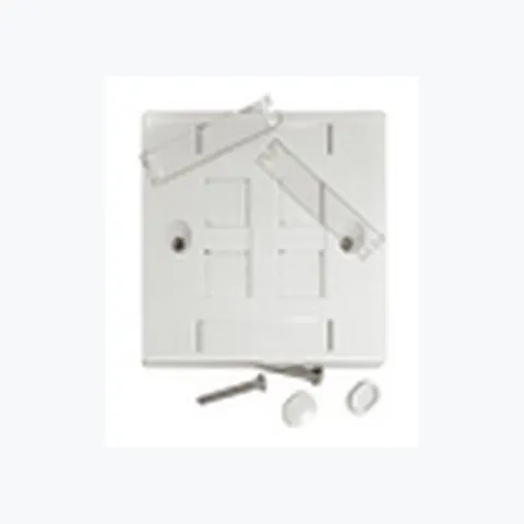 Faceplate Kit, 4 Ports, 110Connect, BS, White