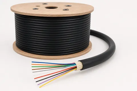 Fiber Outdoor 12F Unitube CST Armored OM3 HDPE Cable